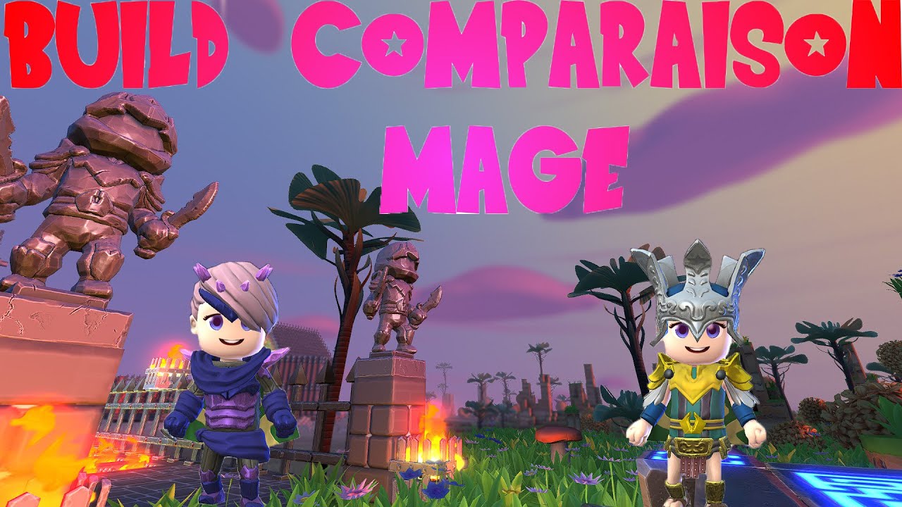 build grand mage VS mon build ( portal knights )