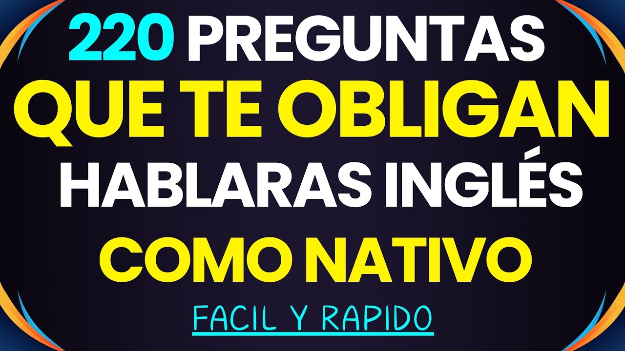 🚀APRENDER INGLES MUCHO MÁS RÁPIDO Y FÁCIL CON ESTE MÉTODO || CURSO DE INGLÉS COMPLETO 🔥💯