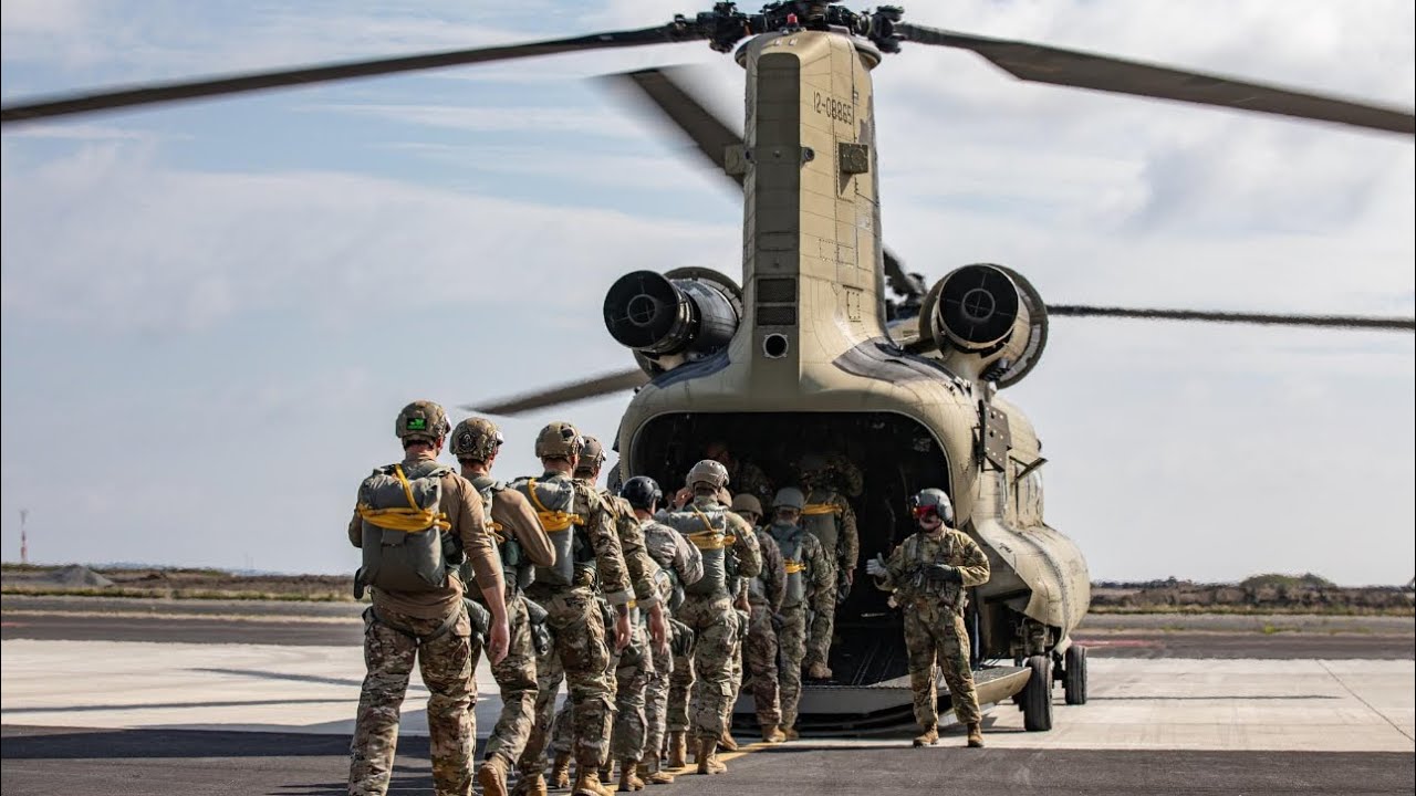 LEAPFEST 2024 CH-47 CHINOOK AIRBORNE OPERATION