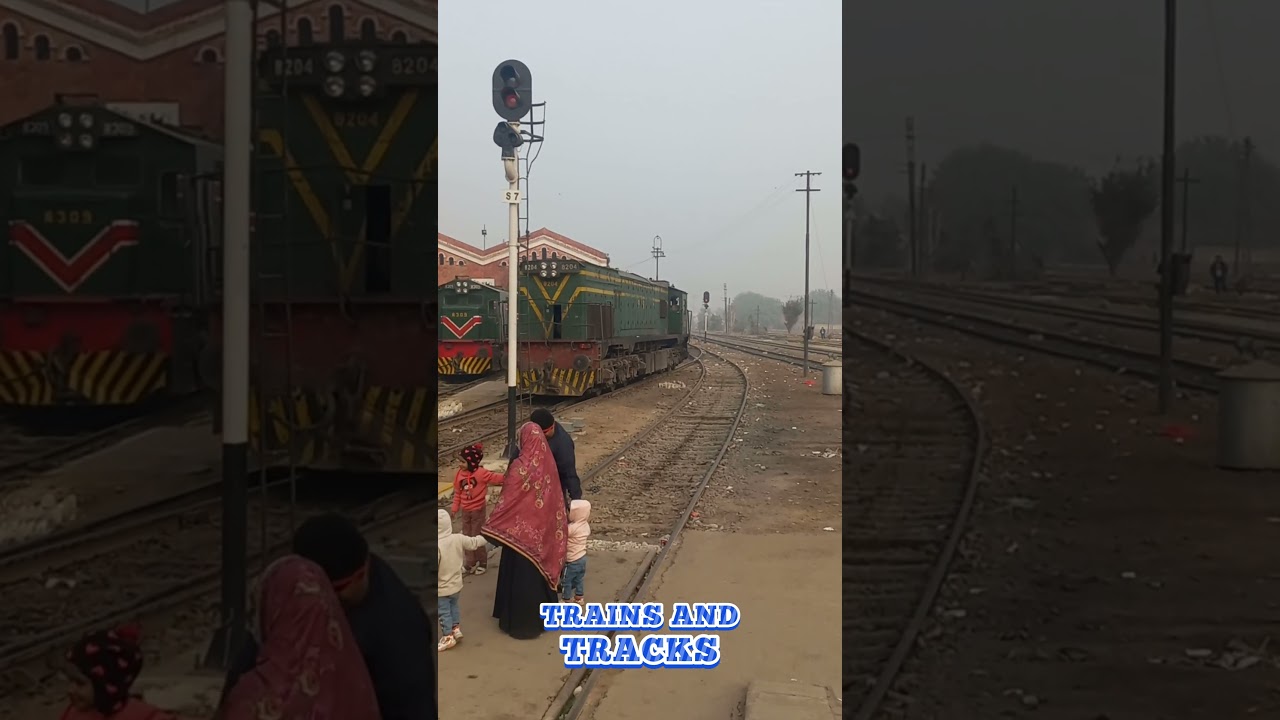 HGMU 30 going for journey from Multan cantt railway station to Lahore #live #train #multan #ytshorts