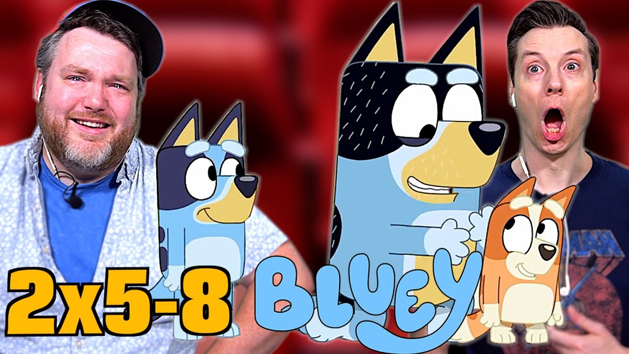 New Dad Watches Bluey S2 (Daddy Dropoff, Bingo, Favorite Thing, Charades) for the First Time