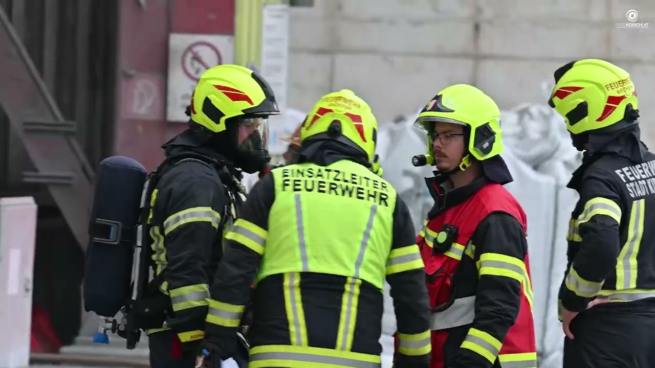 Brandeinsatz in Kirchdorfer Industriebetrieb fordert Einsatz von Drei Feuerwehren