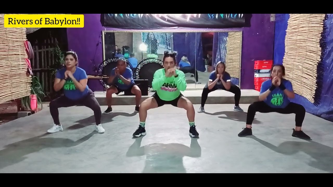 Rivers of Babylon! choreo workout!👌🥵#zumbafitness #teamrf