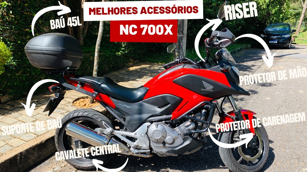TODOS OS ACESSÓRIOS Da Minha Nc 700X | Os Melhores!