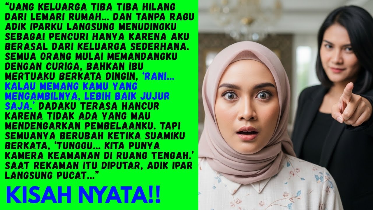 ADIK IPAR MENUDUHKU MENCURI UANG KELUARGA, NAMUN KETIKA CCTV RUMAH DI PUTAR DIA LANGSUNG PUCAT….