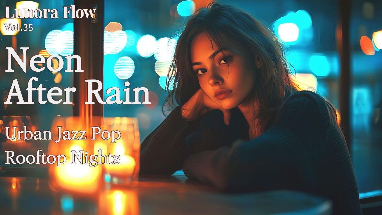Urban Jazz Pop & Rooftop Nights | Neon After Rain | Lunora Flow Vol.35