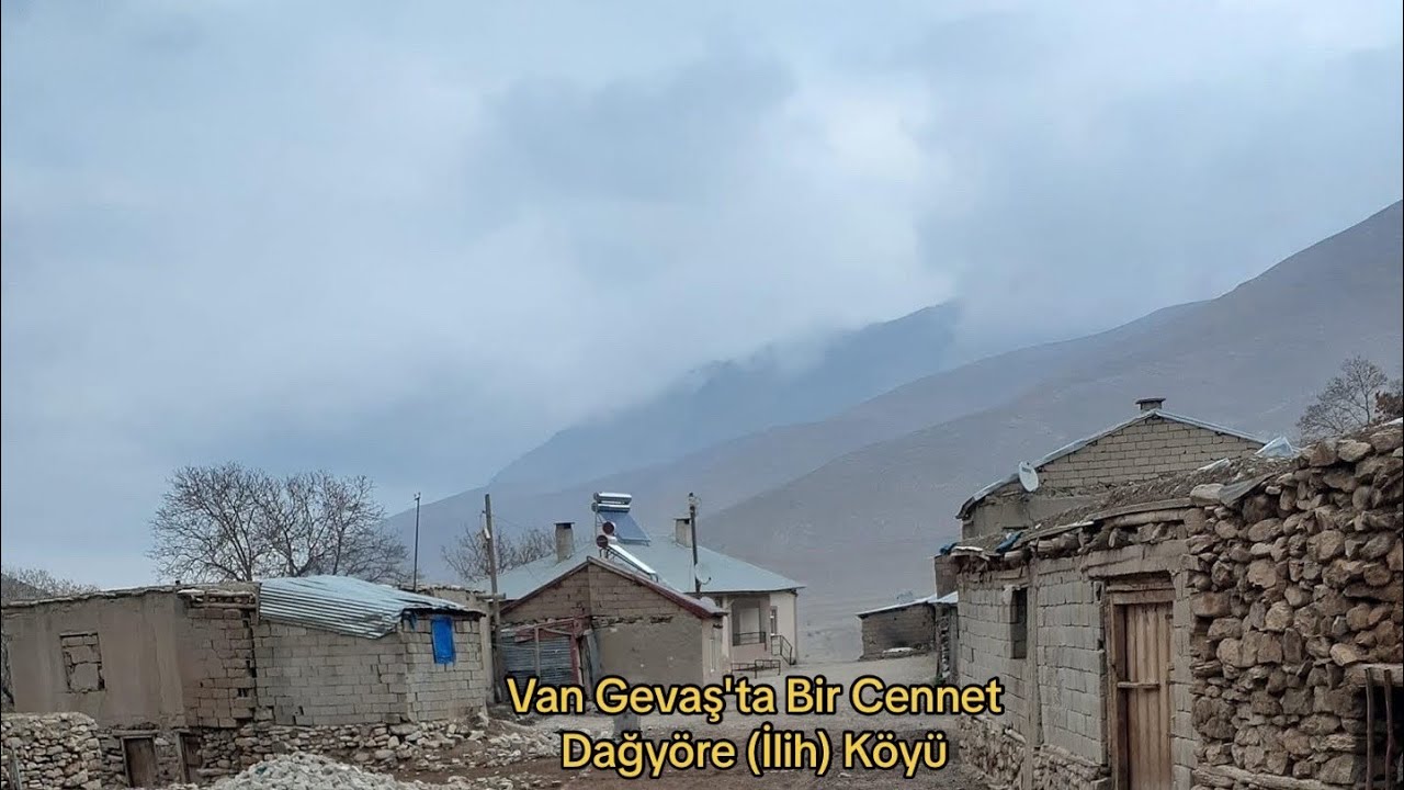 Van Gevaş'ta Bir Cennet Dağyöre (İlih) Köyü