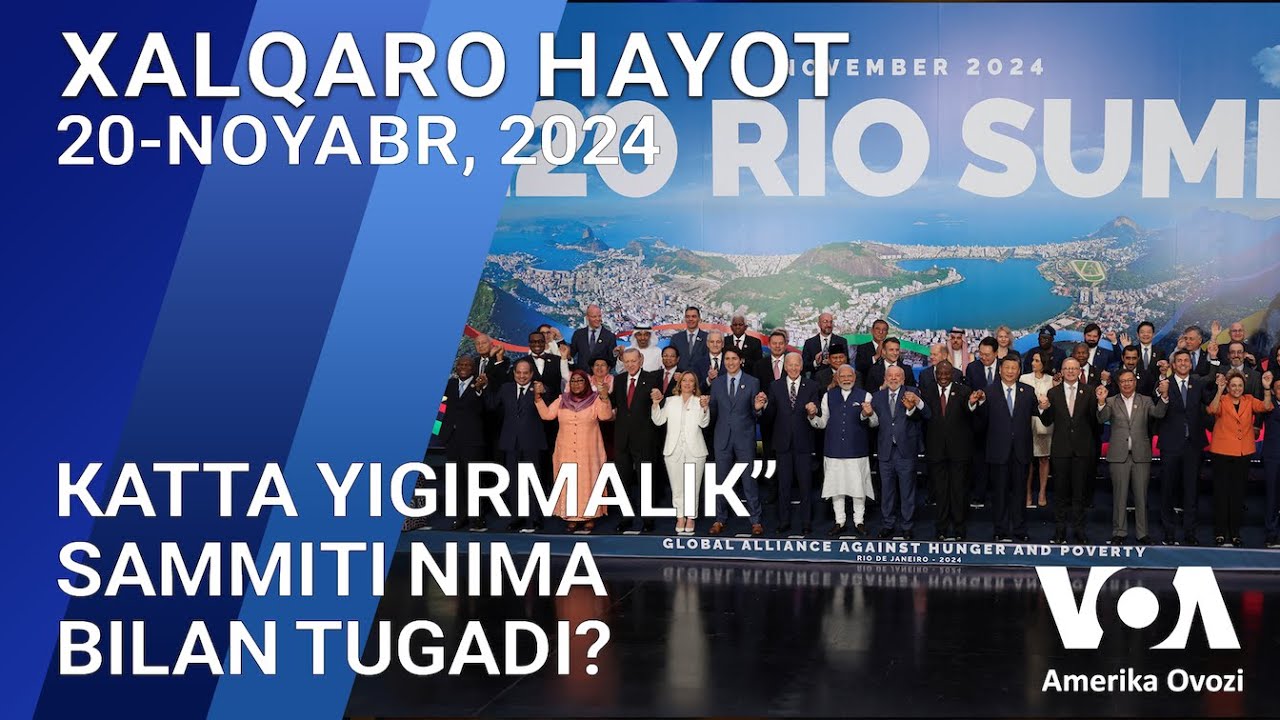 Xalqaro hayot - 20-noyabr, 2024-yil - 