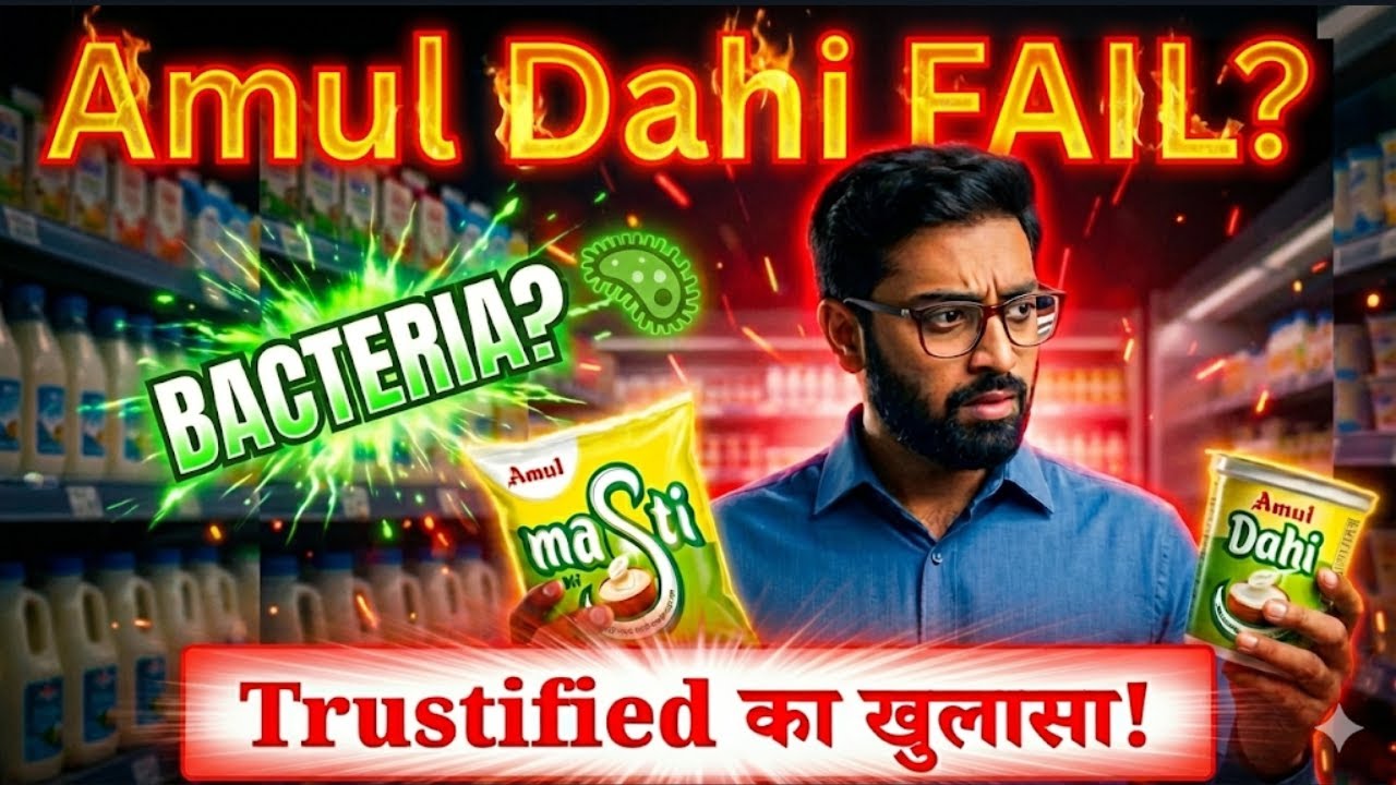 🔴 Amul Dahi FAIL in Lab Test? 😱 Reality of Bacteria & Quality Check!  (Reality Check)