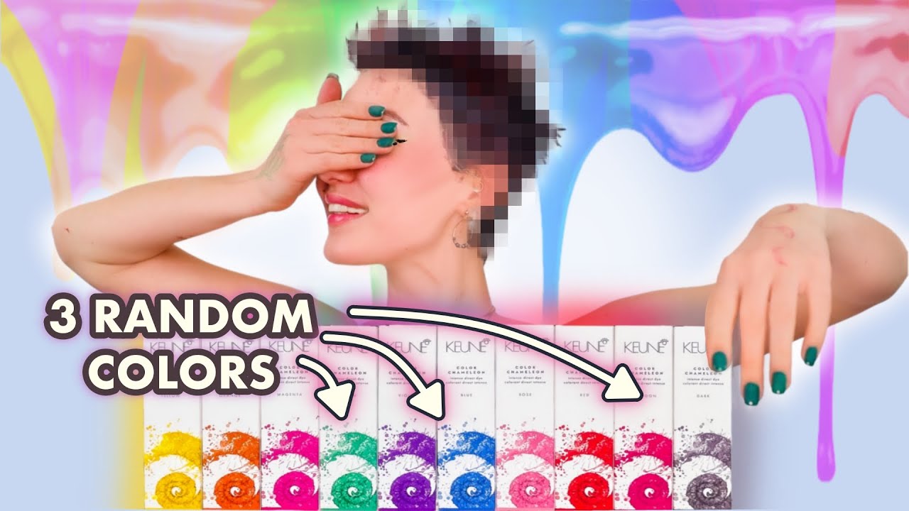 i'm bored...Dyeing my Hair with 3 RANDOMLY CHOSEN COLORS