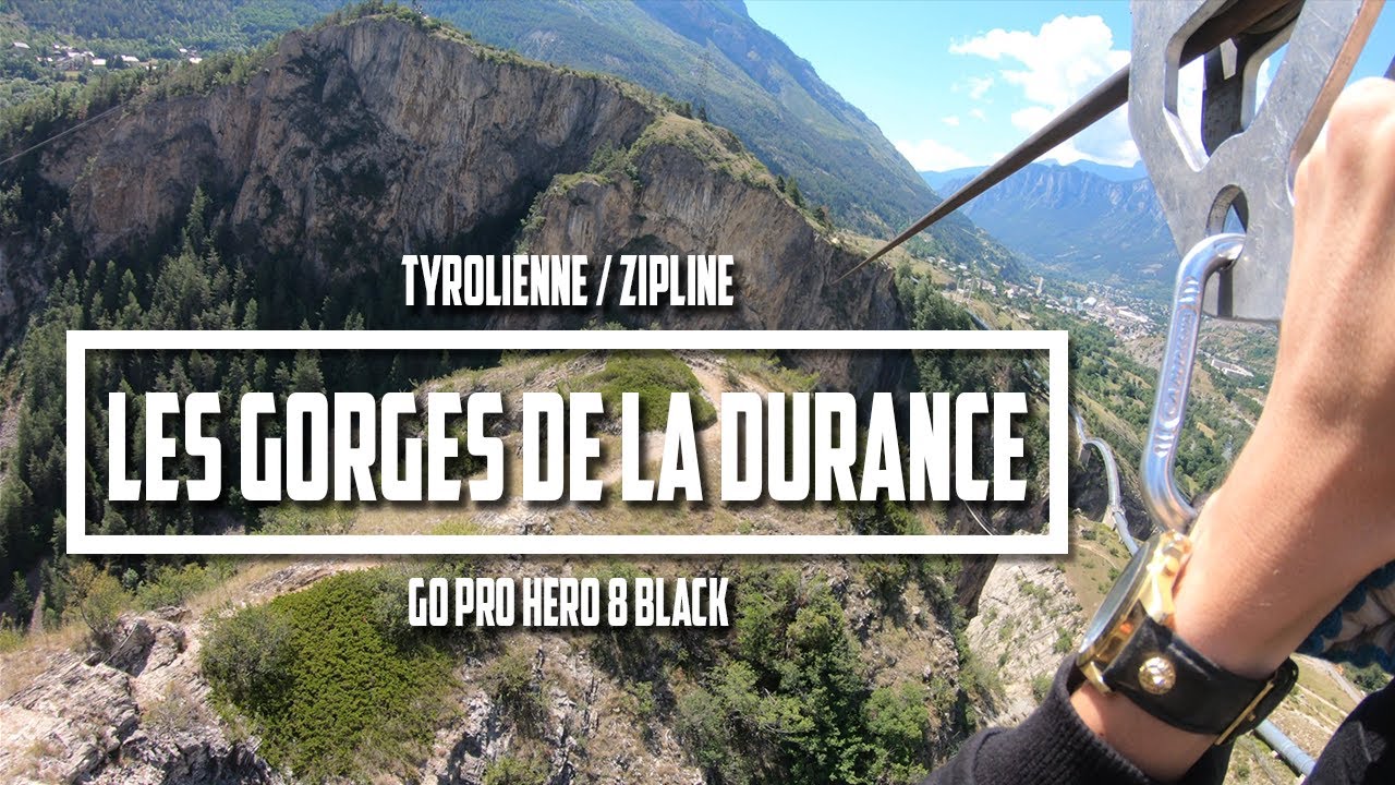 TYROLIENNE : LES GORGES DE LA DURANCE | 4K | GOPRO HERO 8 BLACK