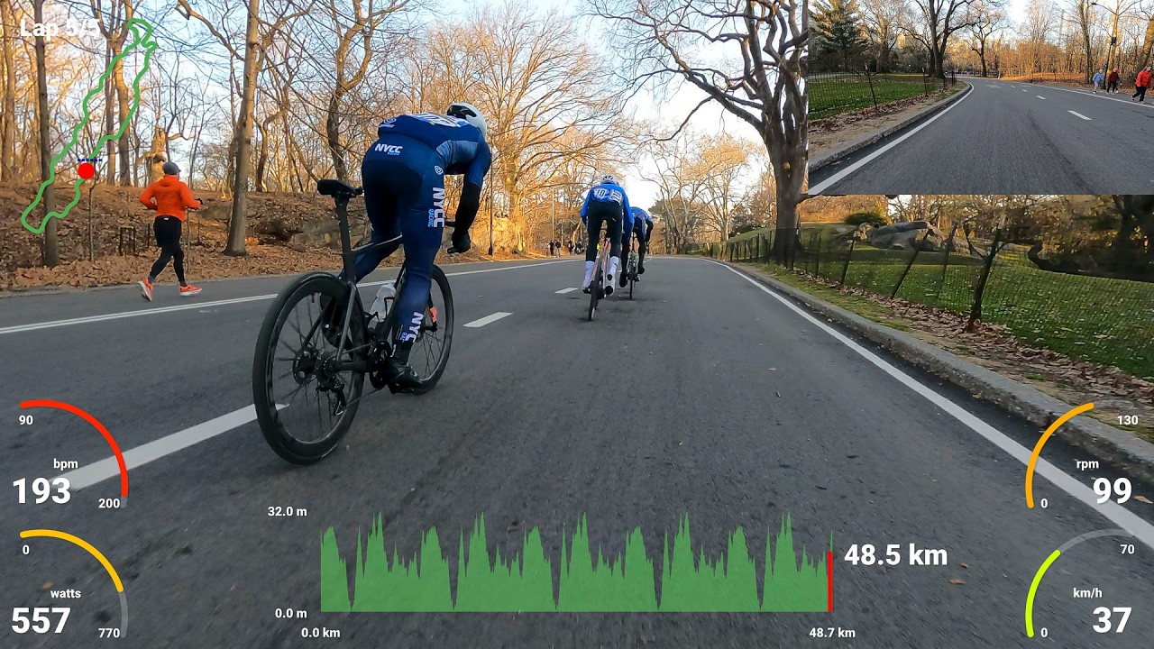 Central Park Road Race | Cat 1/2/3 A Field | 14 Mar 2026 | Ari GoPro 4K + Telemetry
