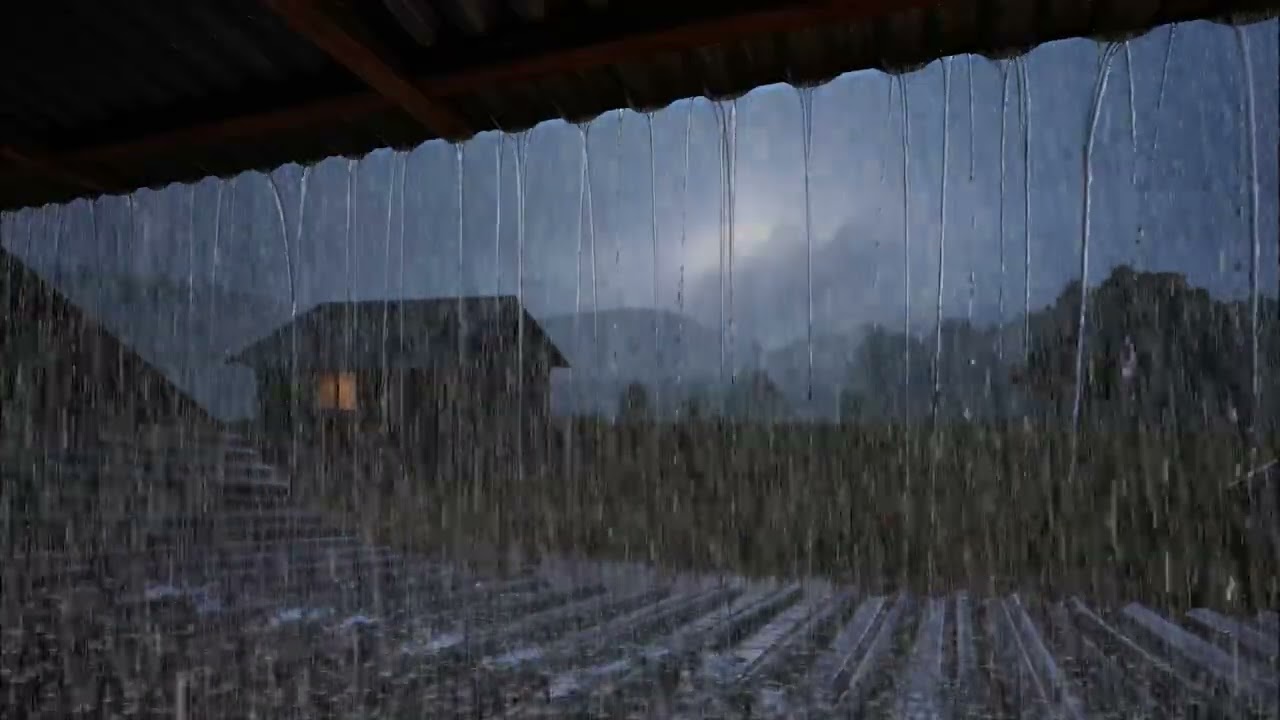 Rainy Night Ambience for Better Sleep 🌧️ No Ads