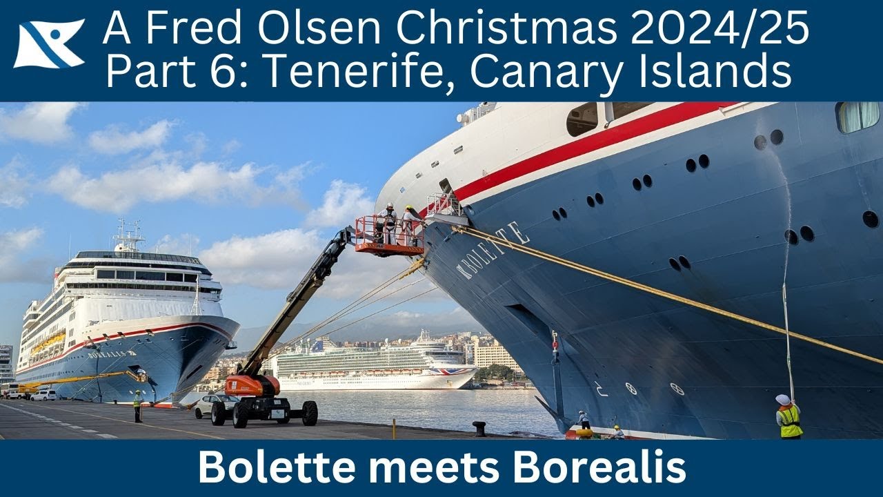 Part 6 of our 2024/25 Fred Olsen Bolette Xmas and New Year Cruise. A day in Tenerife, Canary Islands