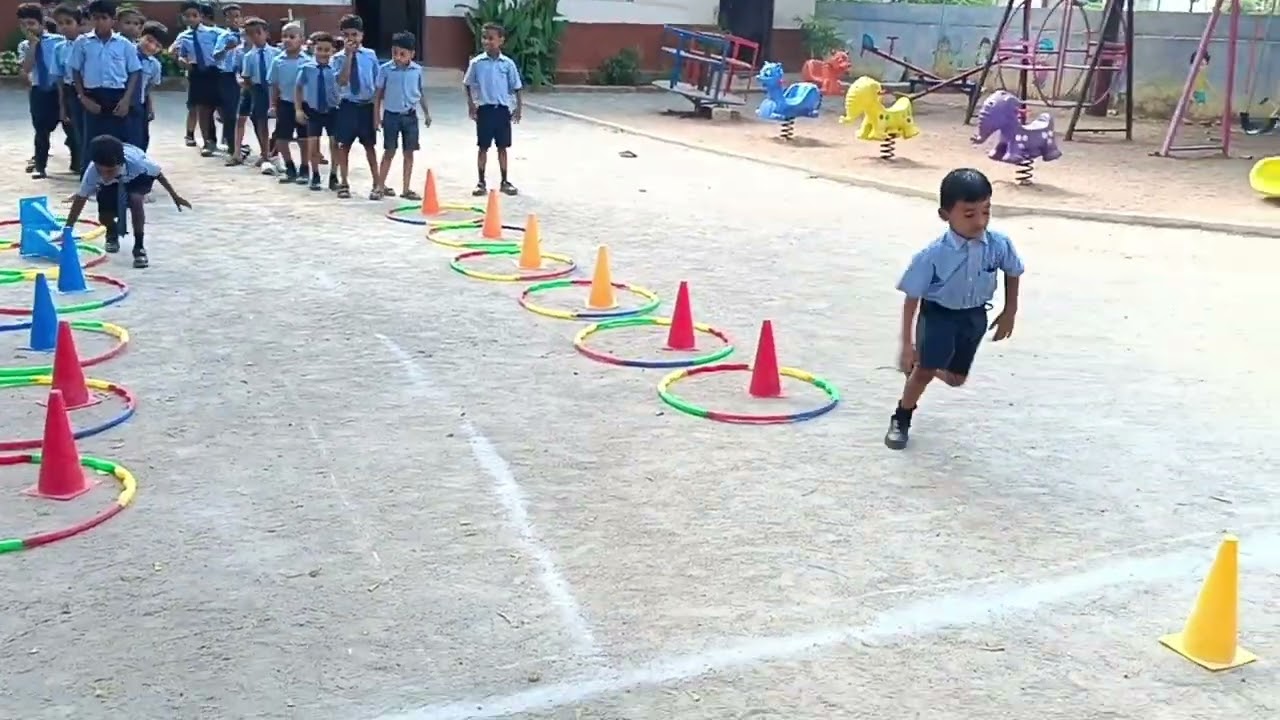 2nd class PE Game's @Bhashyam School yemmiganur 