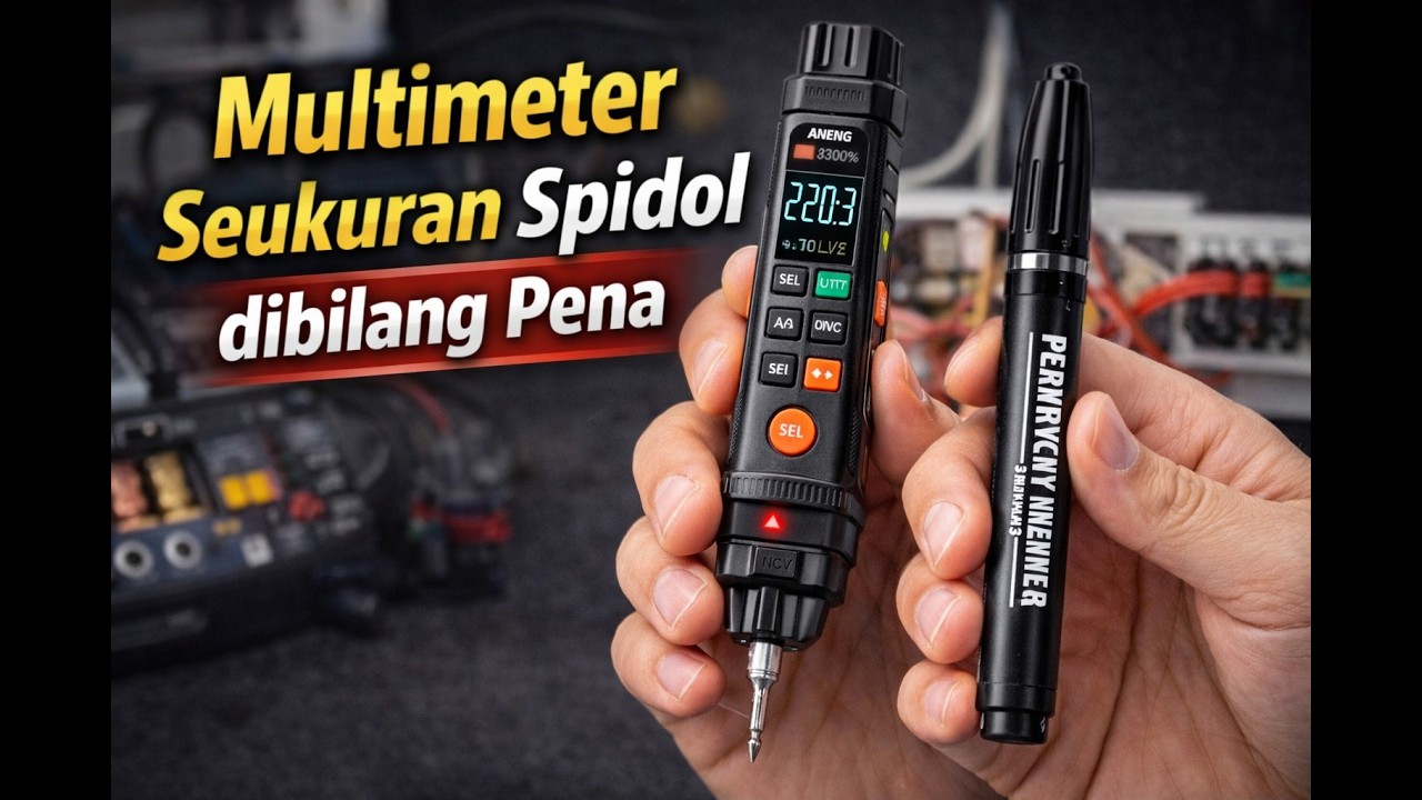 Gua Tes Pen Multimeter Aneng A3005 Hasilnya Begini