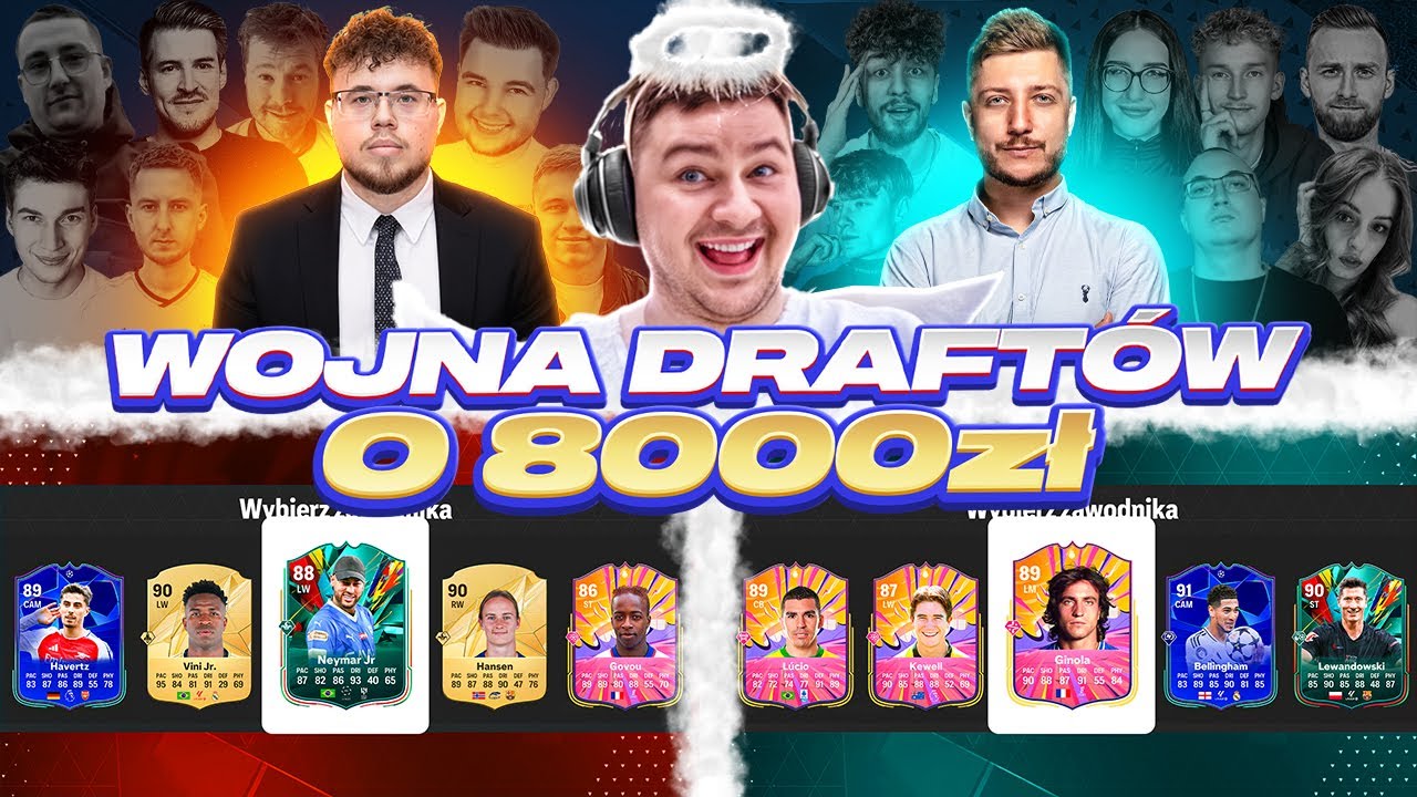 WOJNA DRAFTÓW  N3JXIOM vs KAMYK o 8000 zł | 1/8 FC25