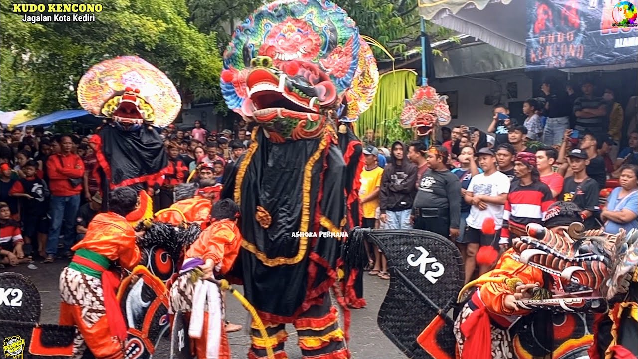 Rampokan Barongan Raksasa Jaranan KUDO KENCONO Live Jagalan Kediri
