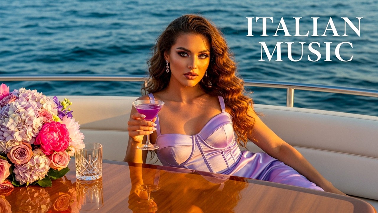 🎶 Italian Vibes & Mediterranean Dreams Music 🎶 2+ Hours Relaxing Amalfi Coast & Lake Como Scenery
