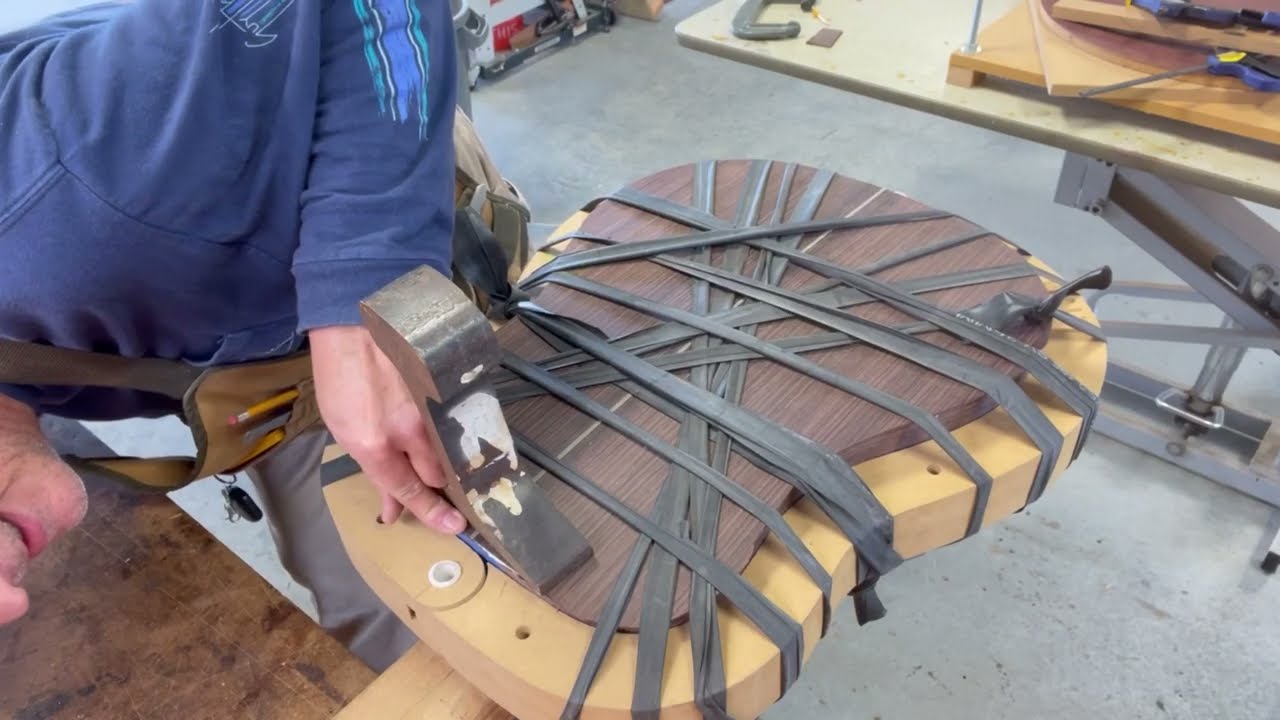 Building A Guitar with Steve Hallford - Attaching the Back