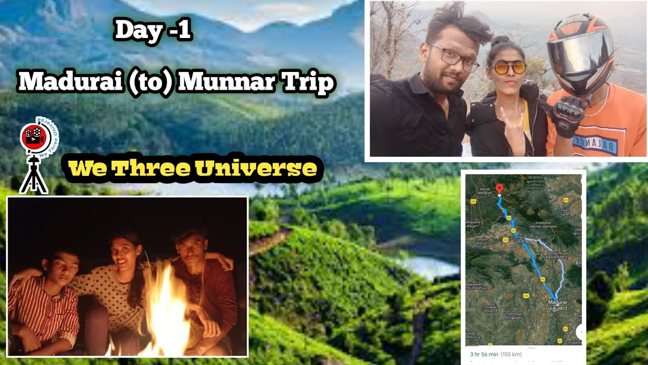 Road Trip - Part - 1 | Madurai to Munnar | Bike tour