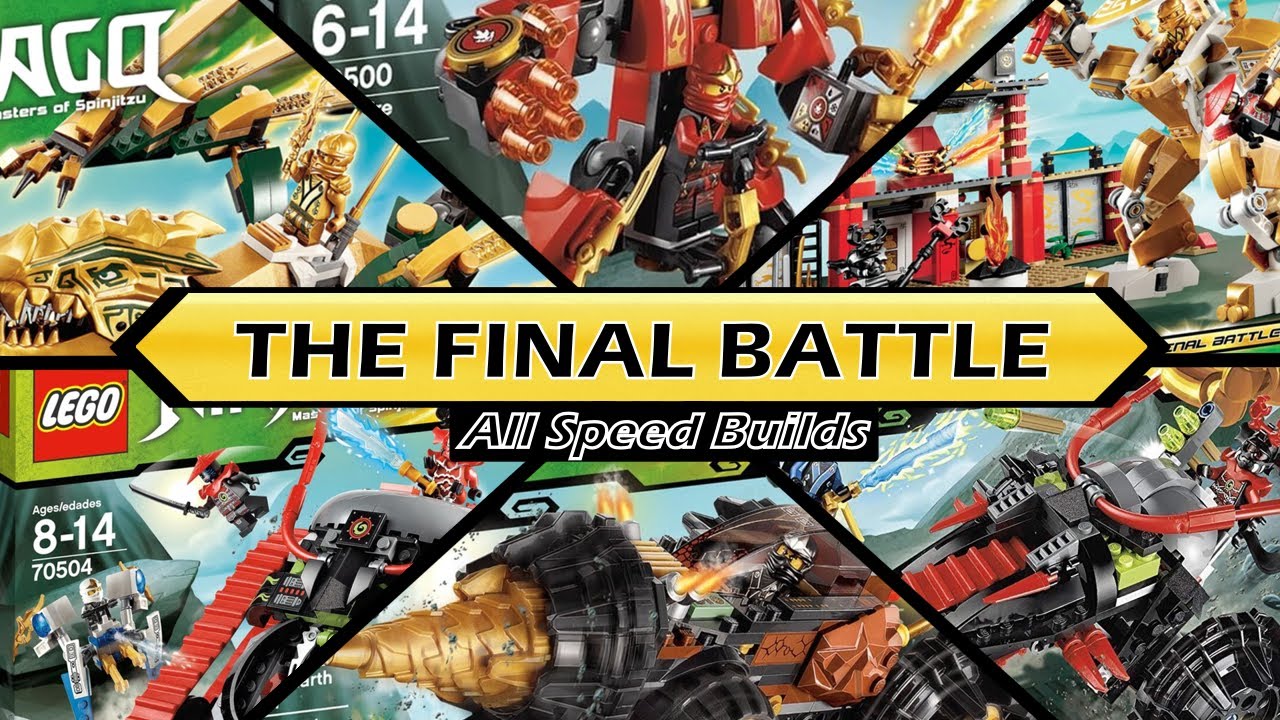 Ninjago: The Final Battle (2013)- Speed Build Compilation