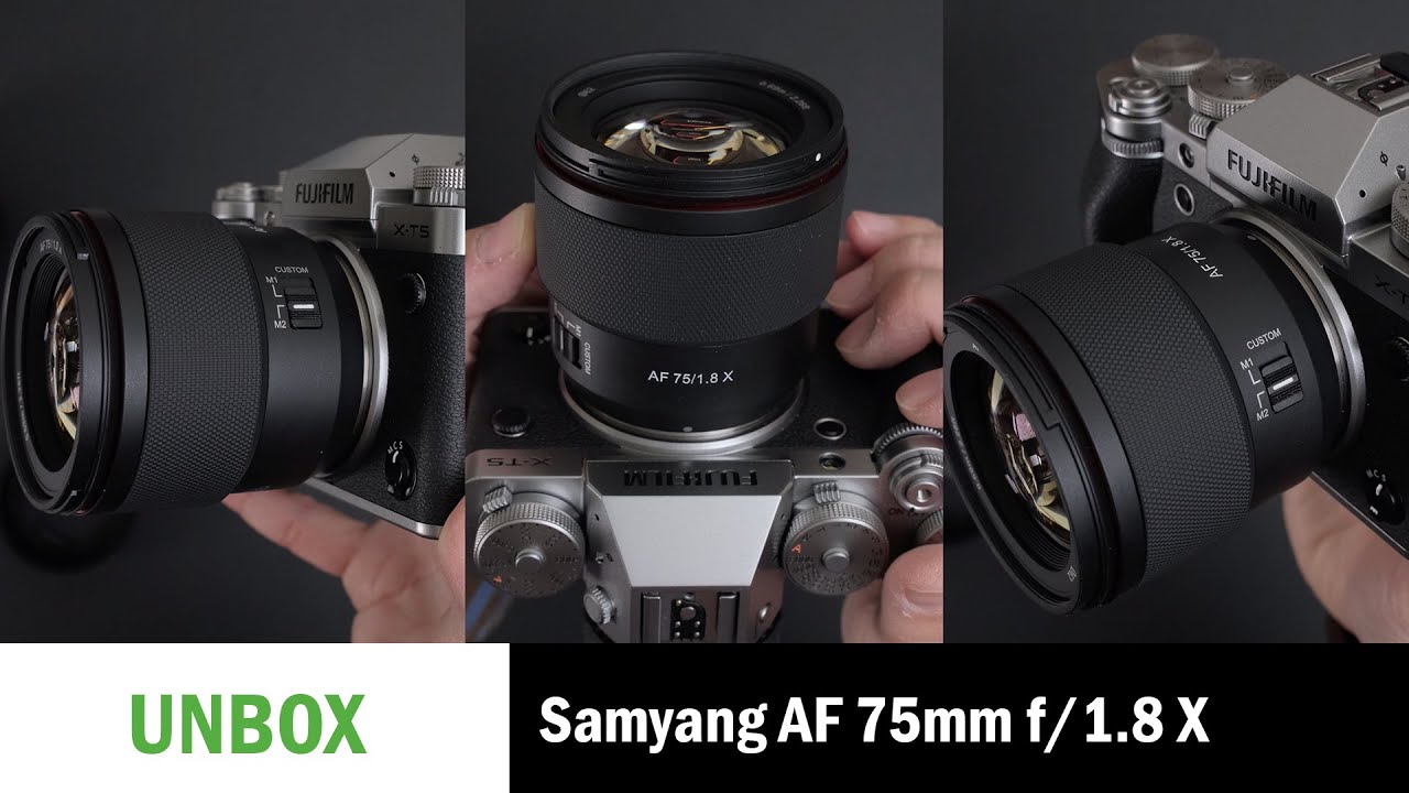 Unboxing and First Look: Samyang AF 75mm f/1.8 for Fujifilm X Mount.