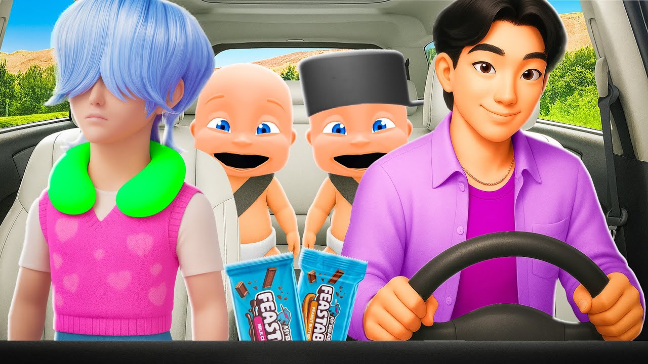 Baby Goes on ROAD TRIP with SAJA BOYS!