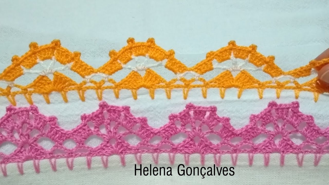 bico em crochê #339