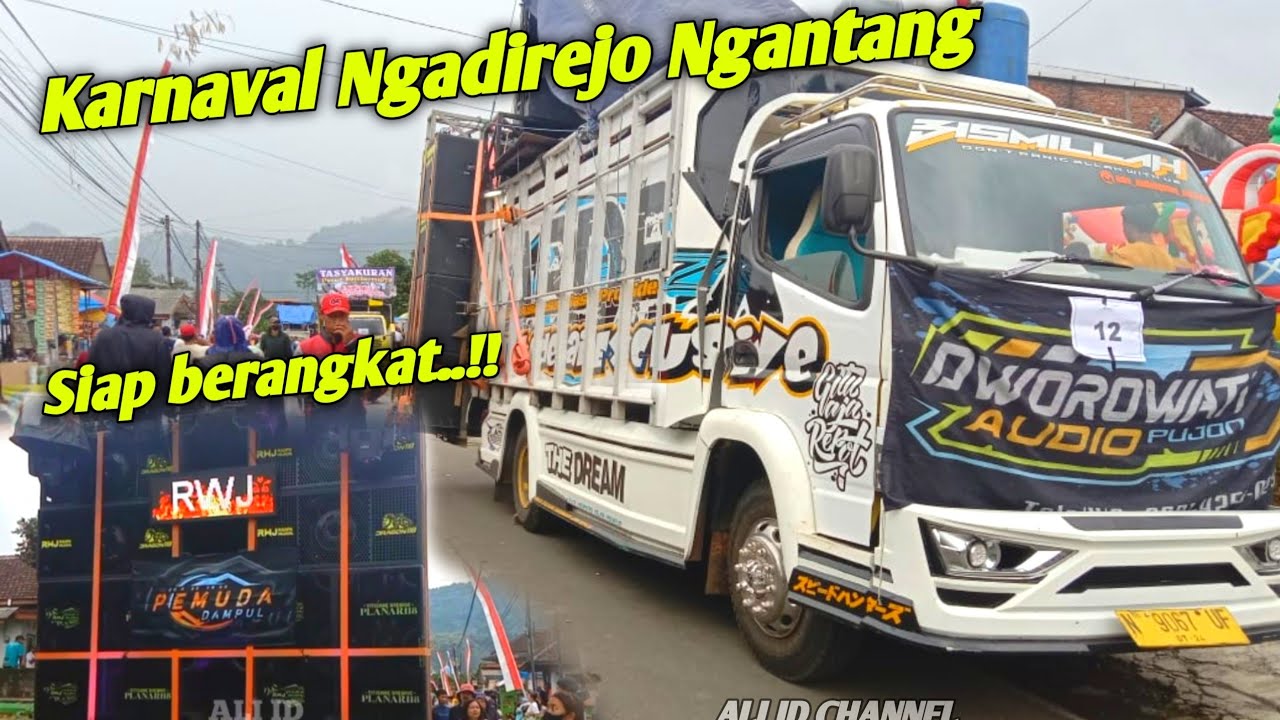 Suasana garis start karnaval Ngadirejo Ngantang sore ini..!!