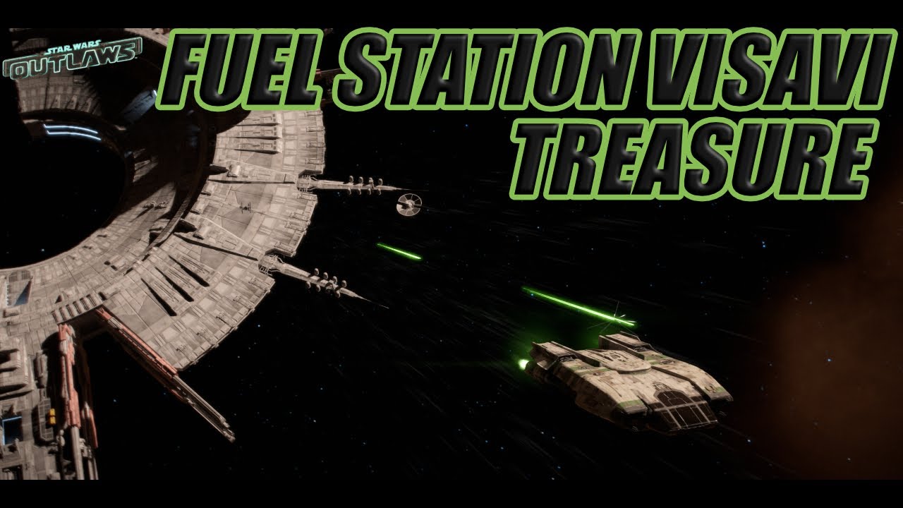 Toshara Orbit - Fuel Station Visavi Treasure Locations #starwars #outlaws