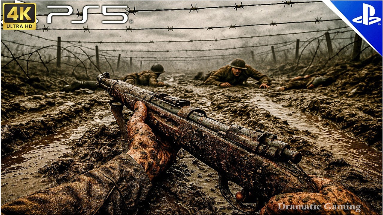 PS5 Pro Battlefield 1 4K Ultra HD Graphic Gameplay Part 01