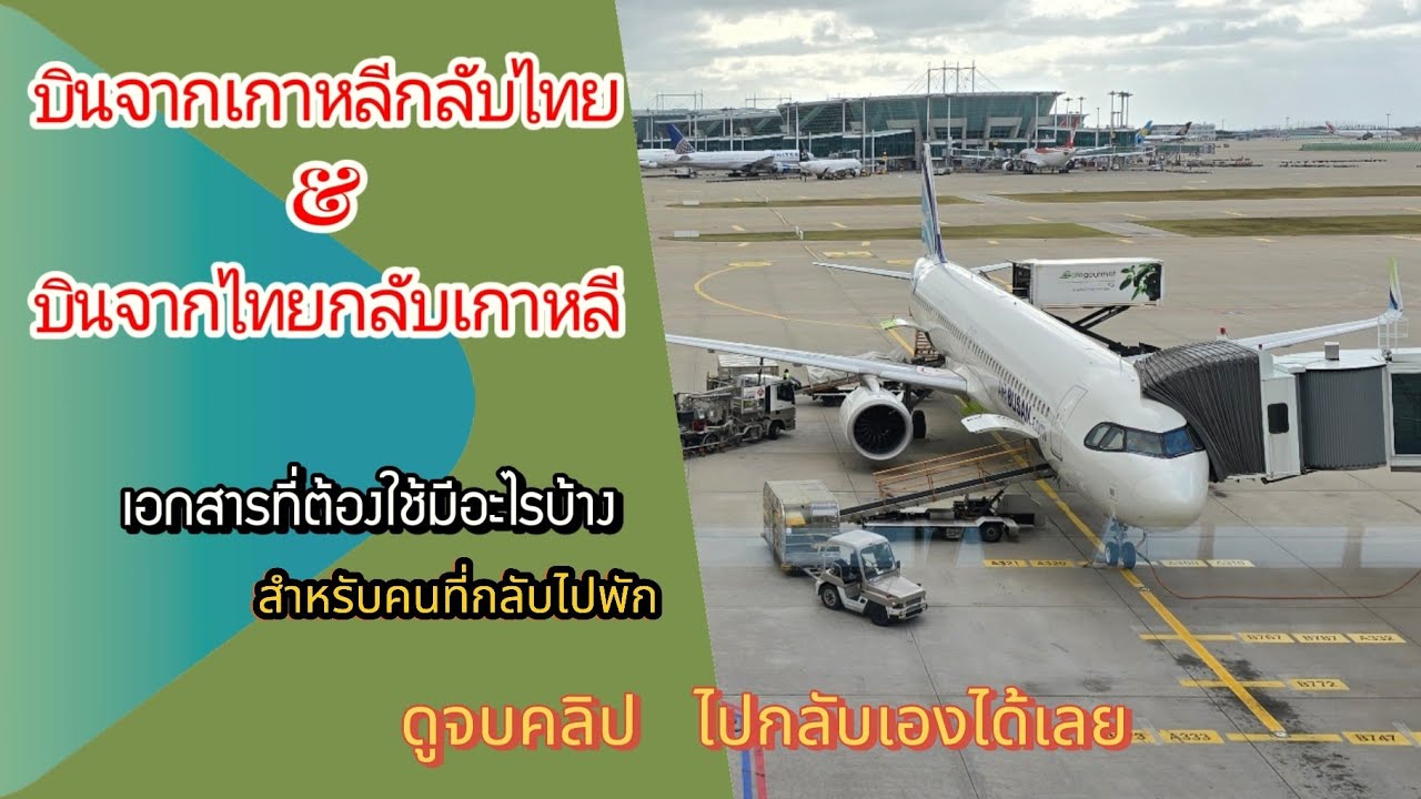 บินจากเกาหลีกลับไทย&บินจากไทยกลับเกาหลี#คนไทยในเกาหลี #travel #เกาหลีใต้
