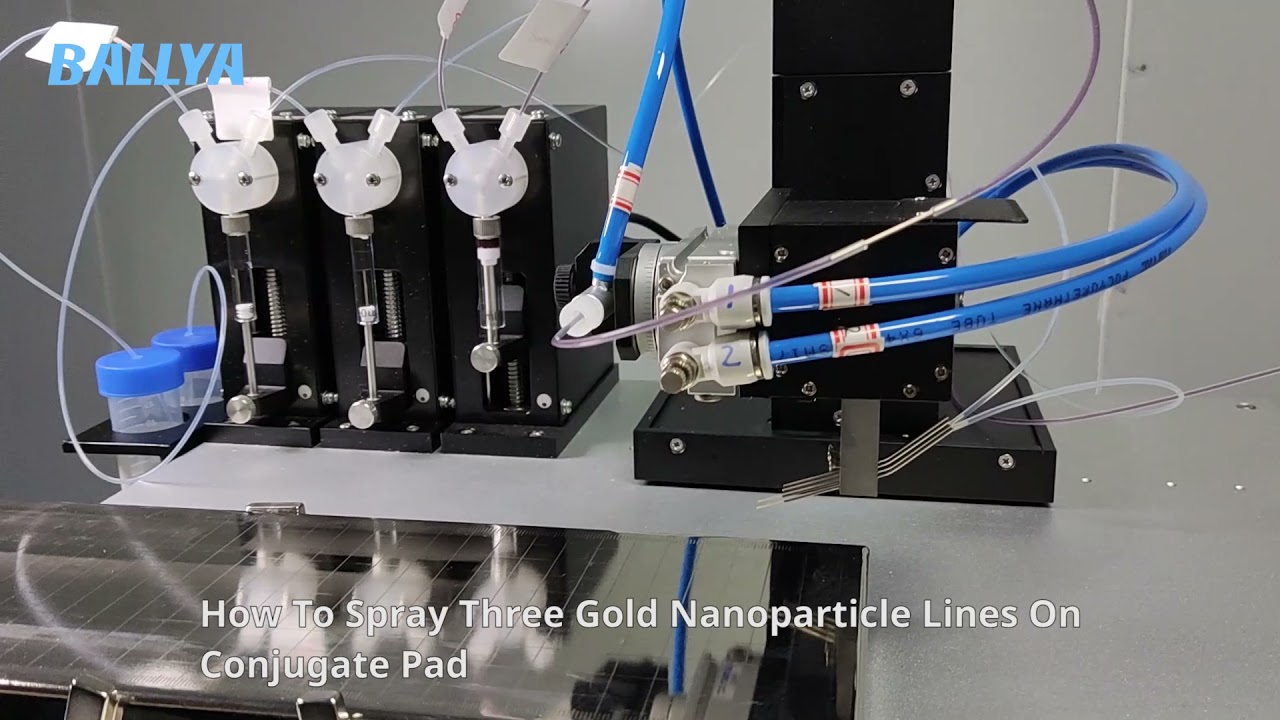How To Use Lateral Flow Dispenser Making Conjugate Pad? How To Spray Colloidal Gold Nanoparticles?