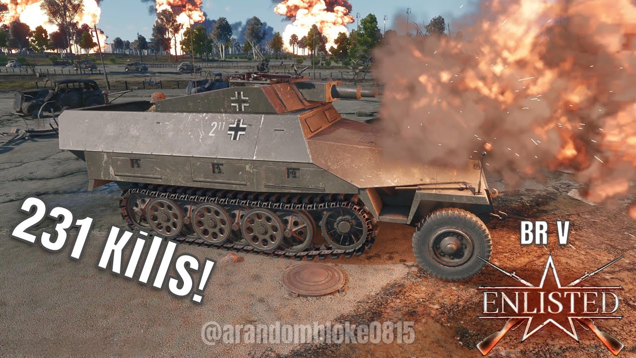 Enlisted; Drive By Destruction! - Germany Tier V PS5 Gameplay