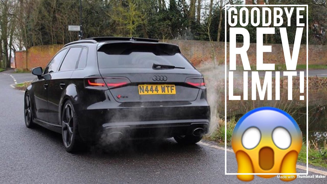 Full Decat Audi RS3 with Rev limiter removed @DanielKhan96