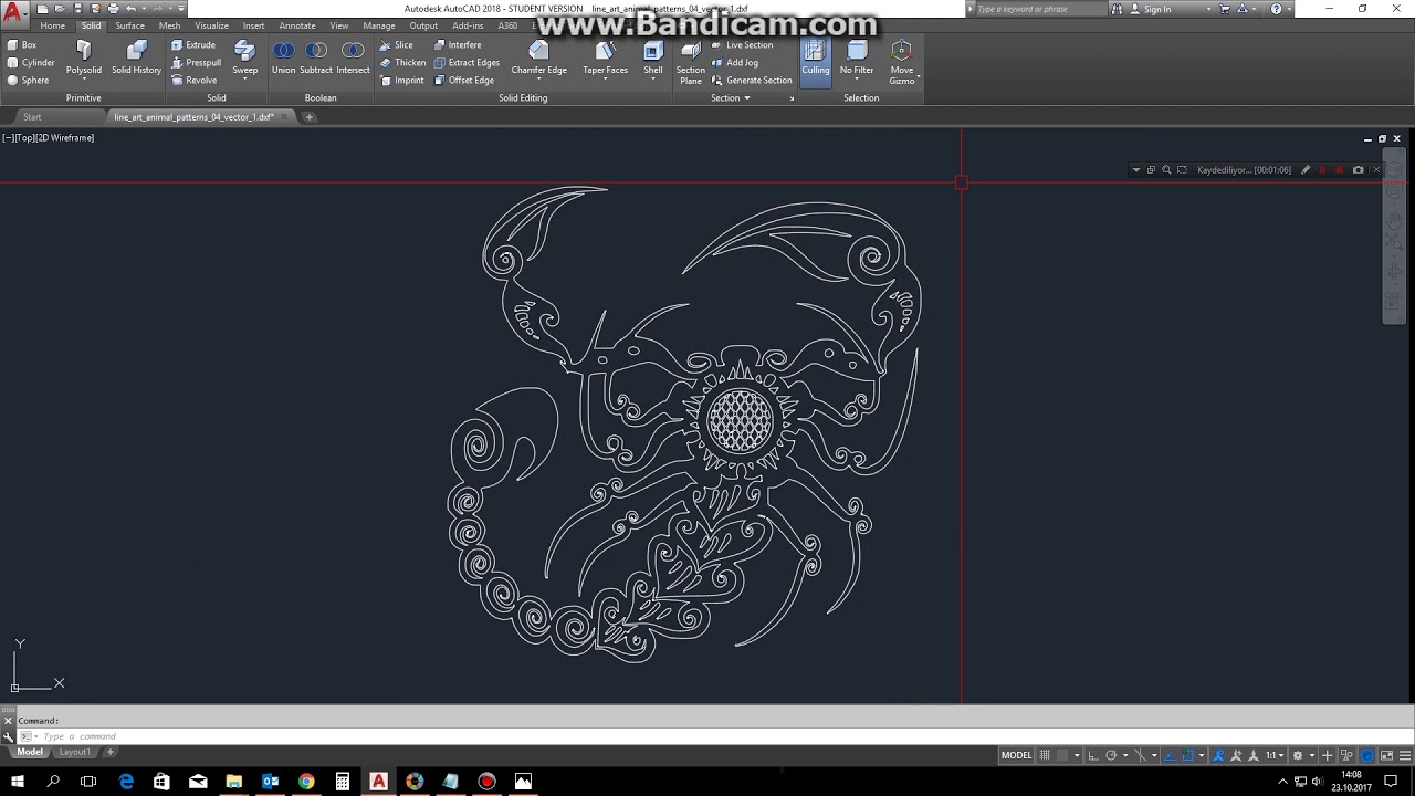 Autocad hızlı çabuk çizim jpeg resmi dxf e dönüştürme.