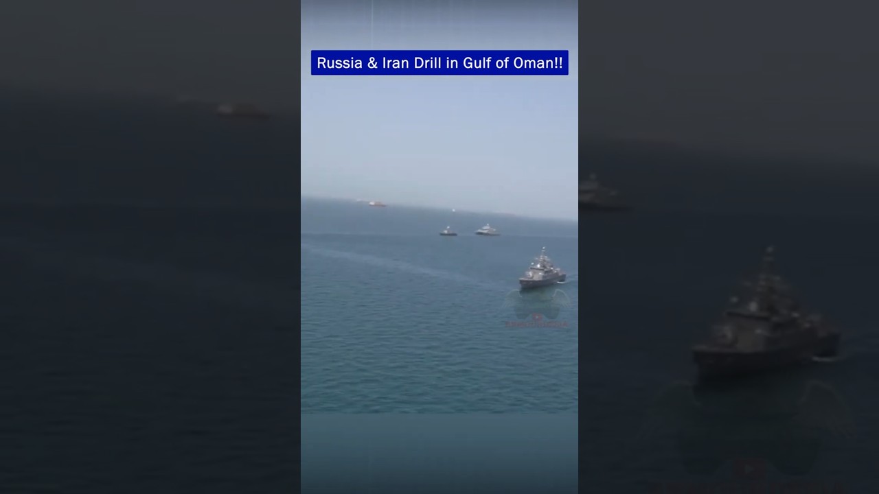 Russia & Iran Conduct Major Naval Drill in Gulf of Oman!!