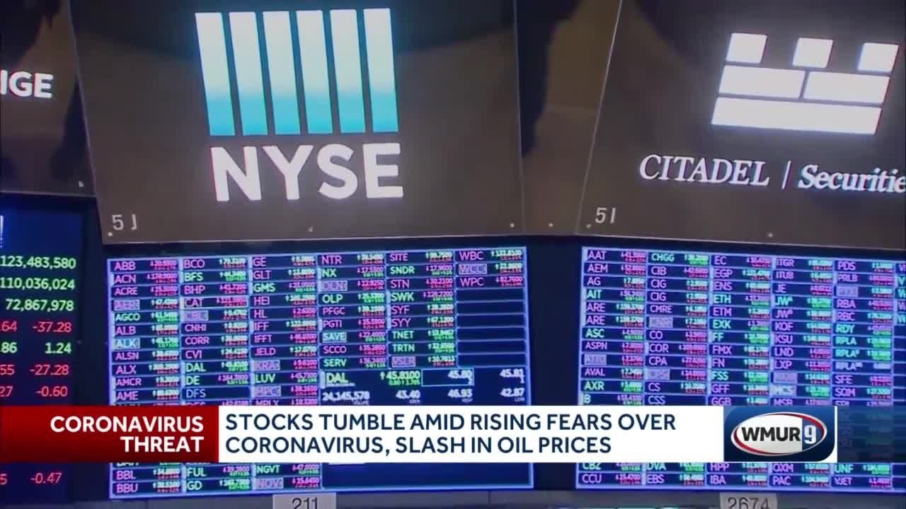 Stocks fall after slash in oil prices, fears over COVID-19 rising