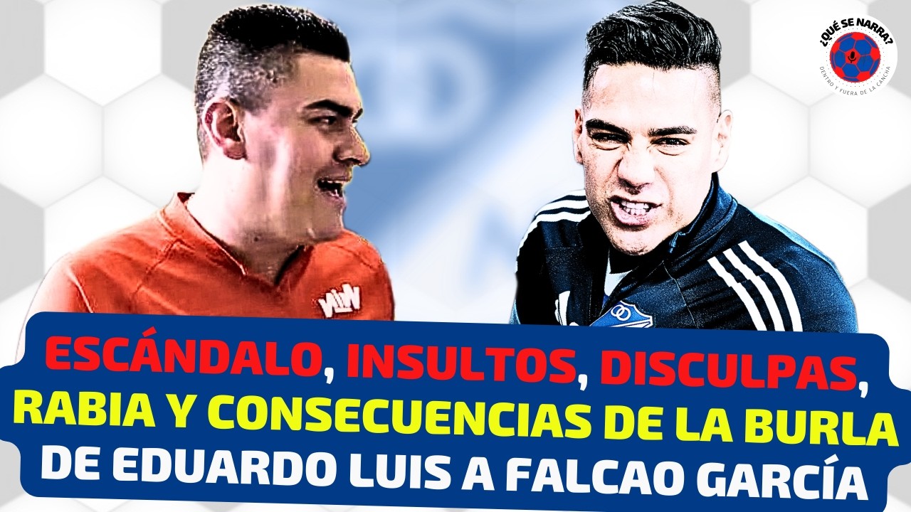 Toda la historia del ESCÁNDALO por IMITACIÓN EDUARDO LUIS a FALCAO y REACCIÓN HINCHAS MILLONARIOS