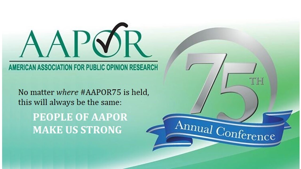 75th Anniversary Tributes: American Association for Public Opinion Research (AAPOR)