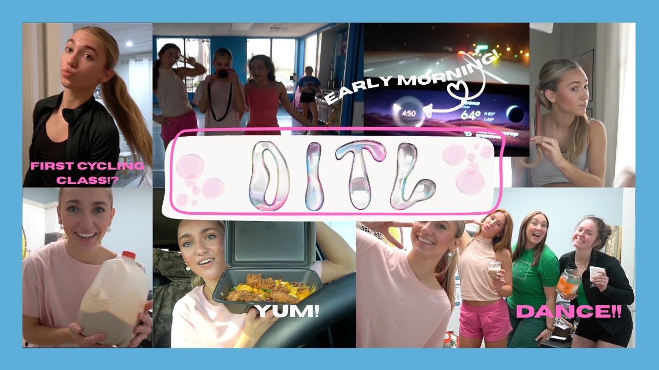 DITL: Early Morning, Cycling Class, Dance, and Pink Out Day!