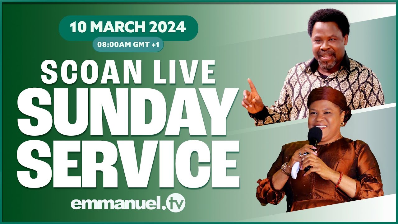 THE SCOAN SUNDAY LIVE SERVICE BROADCAST | 10.03.2024 #tbjoshua #emmanueltv #scoan