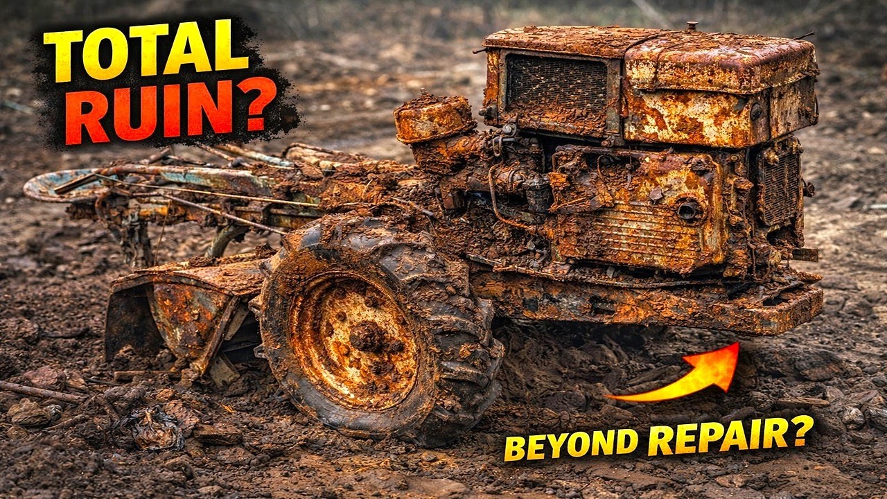I Rebuilt a COMPLETELY DESTROYED Farm Tractor &ndash; Extreme Rust Restoration to Full Power 🚜🔥&rdquo;
