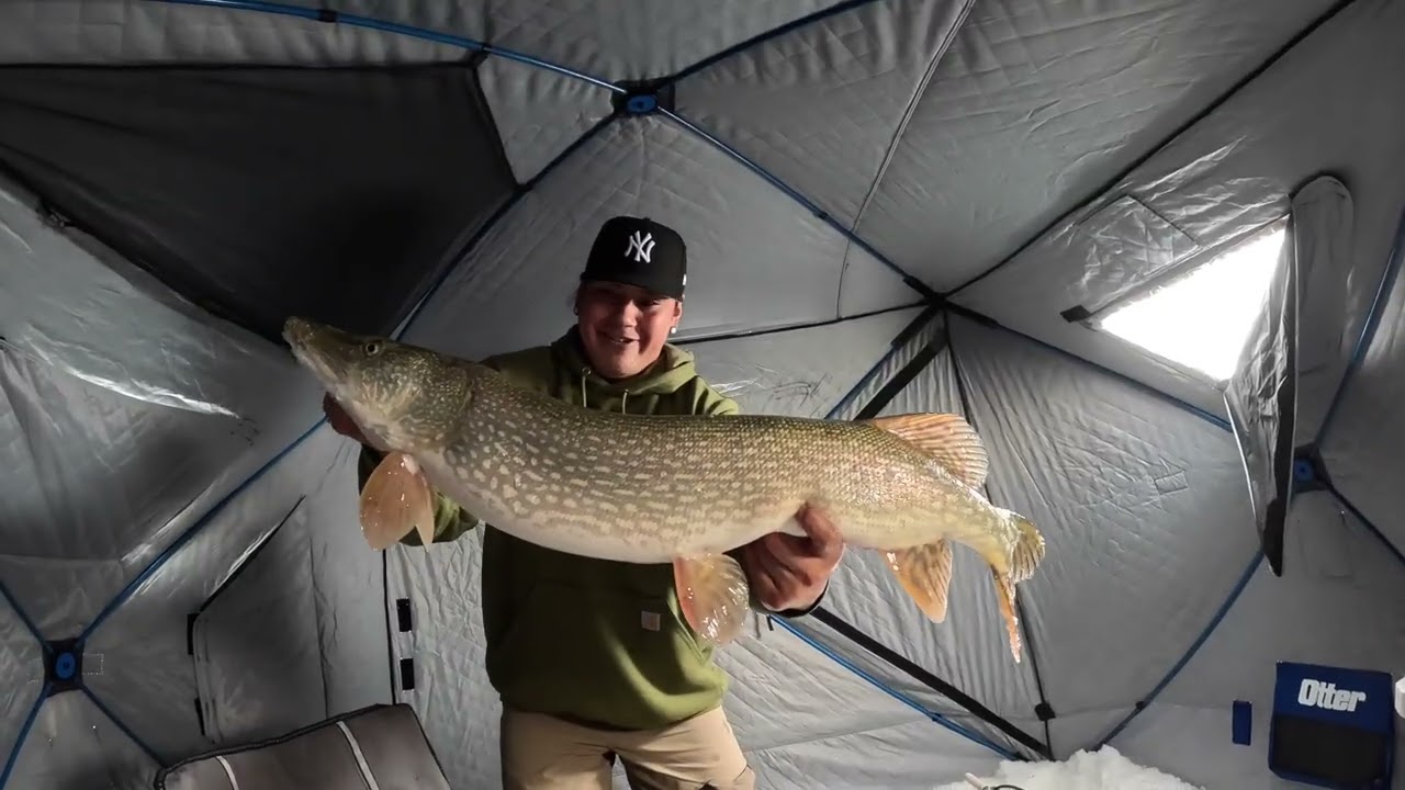 Multi Species Ice Fishing 🎣🕳️🐟🐠! Lake Winnipeg,South basin, Warner Rd Access. Jan 11, 2026. Vid#3 