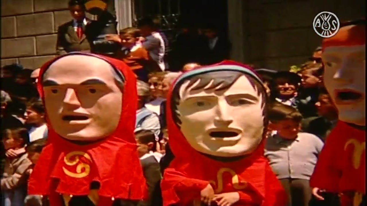 Adquisició de nous gegants. Sabadell, 1956.