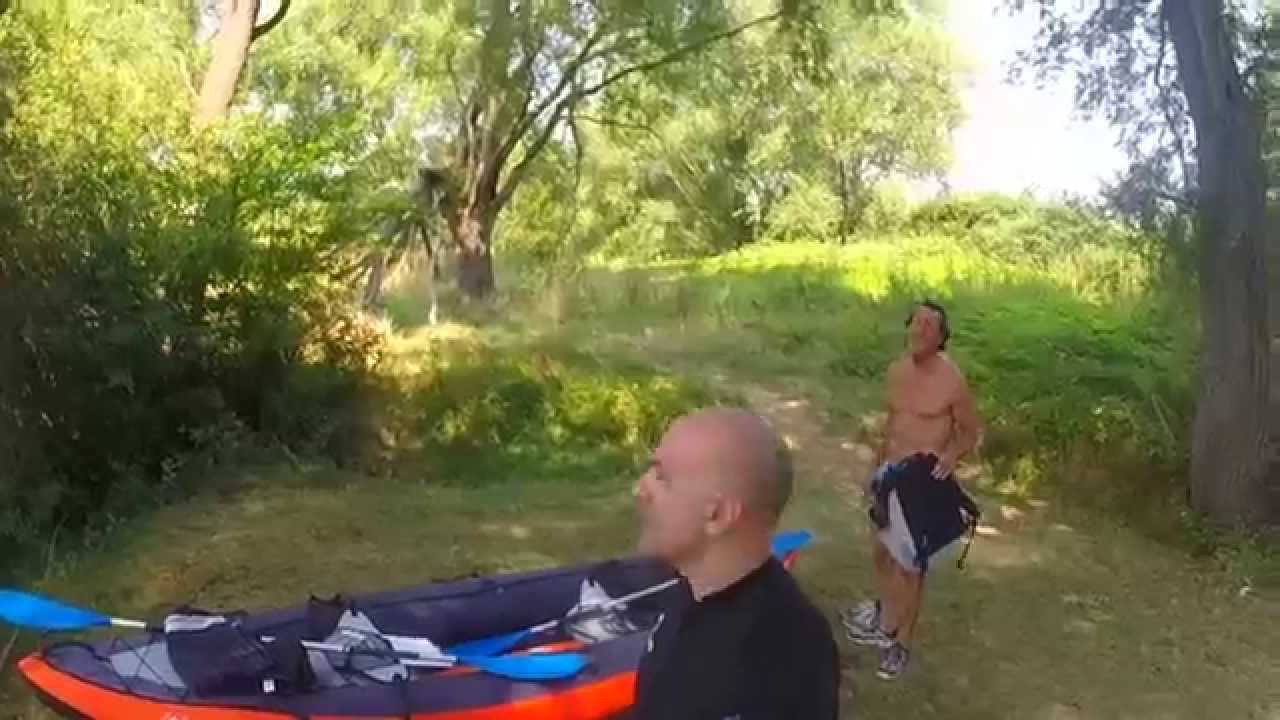 Doppio tentativo di bagno nel fiume Tirino