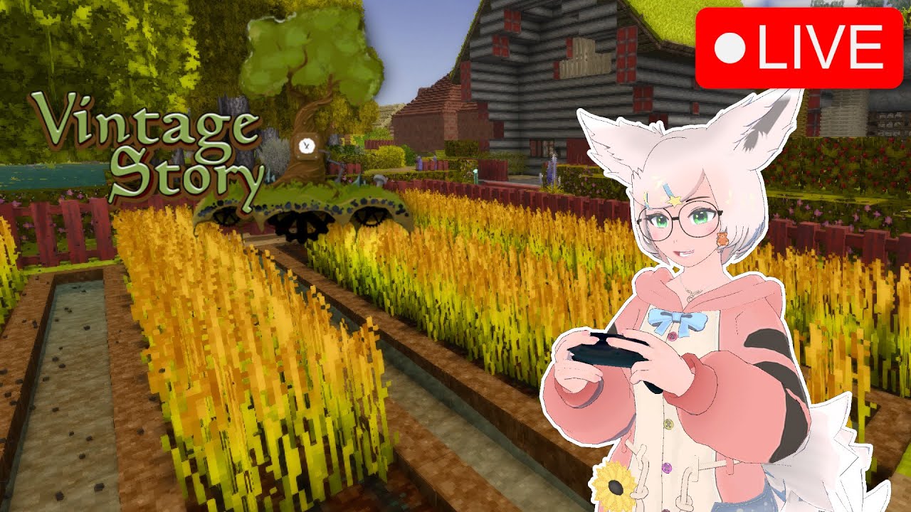 Cozy Fox Learns to Chisel a Cozy Home | Vintage Story RP LIVE
