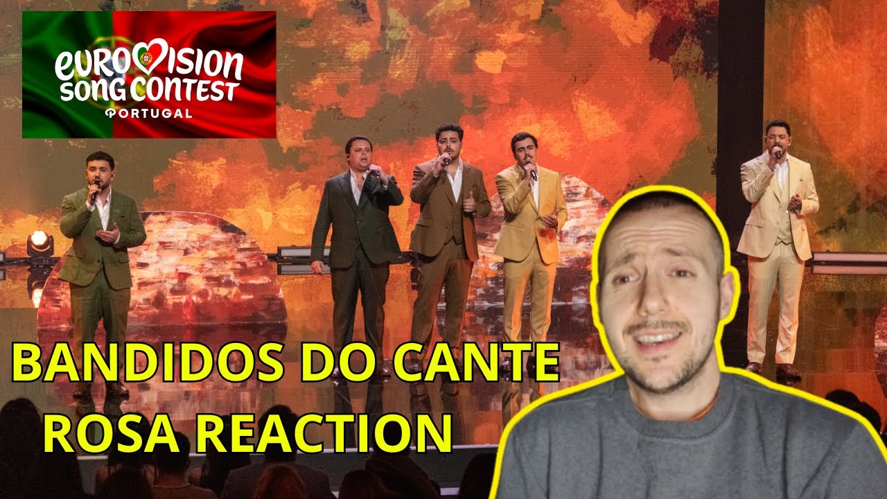 Bandidos do Cante Rosa Portugal Eurovision 2026 reaction