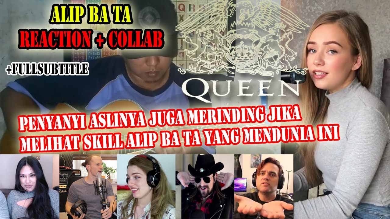 PARAH KERENNYA❗ ⭐ Alip Ba Ta Reaction Collaboration ~ Alip_Ba_Ta Gitar Cover Queen fingerstyle